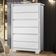 Cômoda Quarto 79cm 6 Gavetas Ayron Branco A02 - Mpozenato