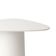 Mesa de Jantar Cone Orgânica Tríon 4 Lugares Redonda MDF 100X103 cm Branca