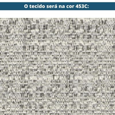 Banco Los Recamier Ozki 161 Cm Madeira Eucalipto Cedro Tecido Cinza