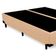 Cama Box Queen Bipartido Sintético Mega Cama Bege 158x198x42cm