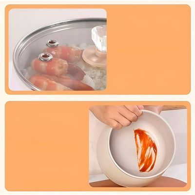 Mini Panela Elétrica Arroz Caldo Cozimento Antiaderente 220V