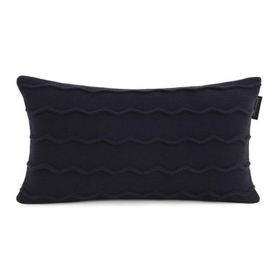 Almofada Tricô 30cm X 50cm Altenburg Serenité Azul Náutica