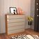 Cômoda Para Quarto Solteiro 5 Gavetas - Premium -cinamomo-off White - Tcil Móveis