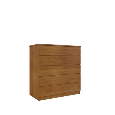 Cômoda Para Quarto Solteiro 5 Gavetas - Premium-cinamomo - Tcil Móveis