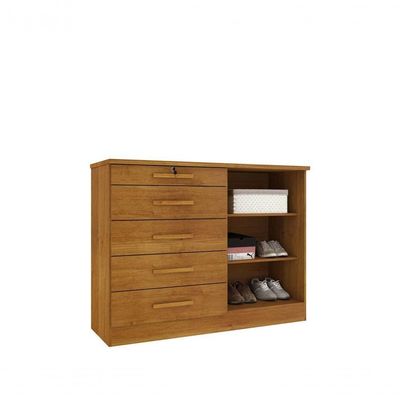 Cômoda 2 Portas 5 Gavetas - Istambul-cinamomo - Tcil Móveis