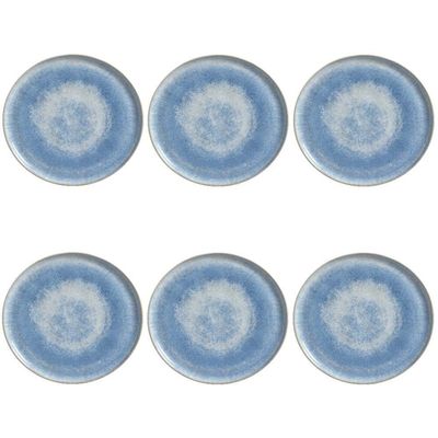 Conjunto De Pratos Rasos 06 Peças Bio Wave Porto