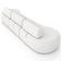 Sofá 5 Lugares Orgânico Para Sala Living 326cm Vasti M03 Bouclê Cru - Lyam Decor