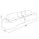 Sofá 5 Lugares Orgânico Para Sala Living 326cm Vasti M03 Bouclê Cru - Lyam Decor