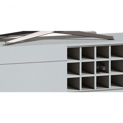 Rack Classic Ad 1.4 Branco Acetinado - Imcal Móveis