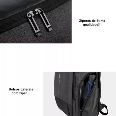 Mochila Notebook Dell Acer Hp Lenovo Masculina Entrada Usb