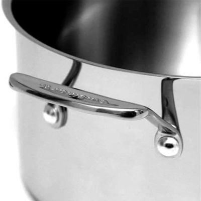 PANELA CUISINART CHEF'S CLASSIC 24CM EM AÇO INOX 5L COM TAMPA 744-24