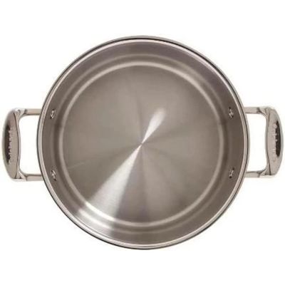PANELA CUISINART CHEF'S CLASSIC 24CM EM AÇO INOX 5L COM TAMPA 744-24