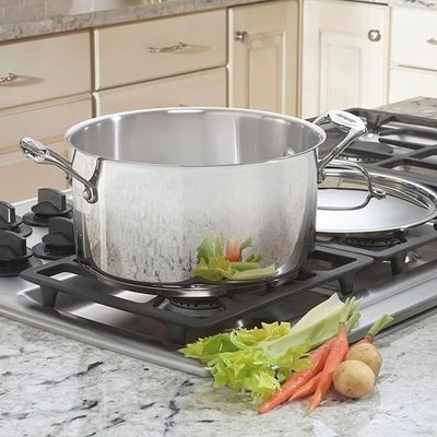 PANELA CUISINART CHEF'S CLASSIC 24CM EM AÇO INOX 5L COM TAMPA 744-24