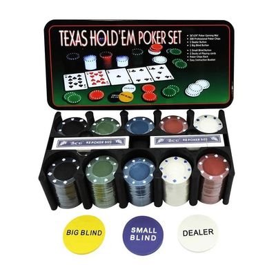 Poker Profissional Chips Jogo Com 200 Fichas