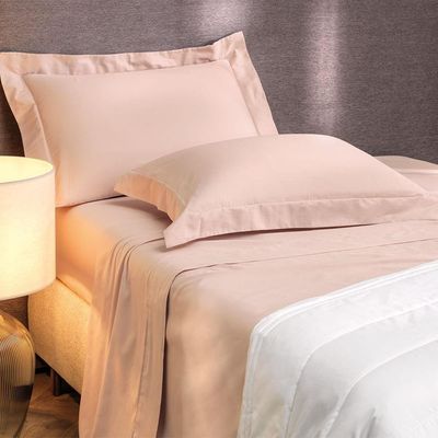 Jogo De Cama Queen 4 Peças Altenburg Algodão Lux 200 Fios Rosa Lille