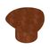 Mesa de Centro 6029 Orgânico Madeira Maciça MDF 72CM Imbuia Verniz Clássico Moderno
