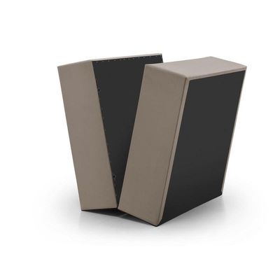 Cama Box Solteiro Base Box Dobrável para Colchão 88X188CM Compacto Madeira Bege