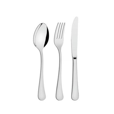 Faqueiro Zurique Conjunto de Talheres 101 Peças Aço Inox Alto Brilho Inox