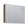 Armário Espelheira para Banheiro Boston 80 cm Jequitibá MDF com Espelho Branco