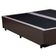 Cama Box Queen Bipartido Sintético Mega Cama Marrom 158x198x42cm