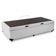 Cama Box Baú Solteiro Sintético Mega Cama Branco 88x188x45cm
