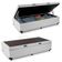 Cama Box Baú Solteiro Sintético Mega Cama Branco 88x188x45cm