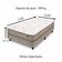 Cama Box Solteiro Molas Apolospuma Smartbox 88x188 Marrom Com Bege