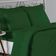 Kit Edredom Dupla Face + Jogo De Lençol Solteiro Nobre 5 Peças Malha 100% Algodão - Verde-bandeira