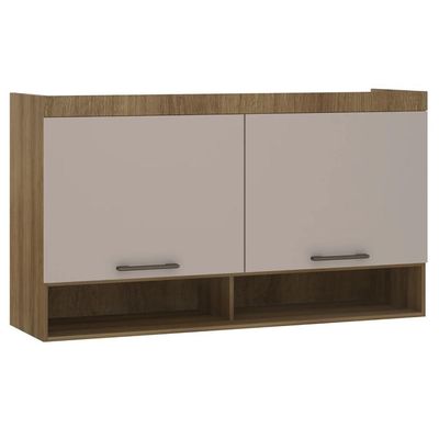 Armário Aéreo Ponte Modulado 145cm Delphi Avelã/cinnamon L01 - Mpozenato