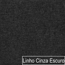 Diva Recamier Diana 140Cm Lado Esquerdo Linho - Doce Sonho Móveis Cor Cinza Escuro