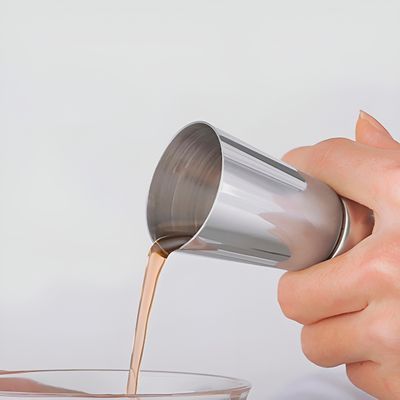 Dosador Duplo 30ml 60ml Inox para Bebidas Medidor