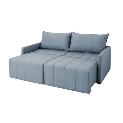 Sofá Cama Montana Retrátil E Reclinável 3 Lugares Sofatec Jeans