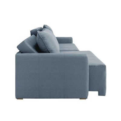 Sofá Cama Montana Retrátil E Reclinável 3 Lugares Sofatec Jeans