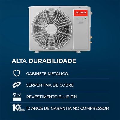Ar Condicionado AIWA Split High Wall High Inverter 18.000 BTUs Frio AWS-AC-18F 220V