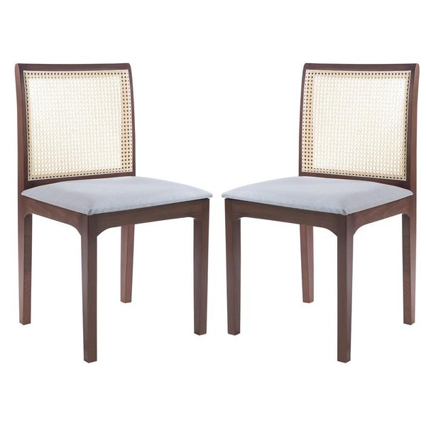 Kit 2 Cadeira Decorativa Sala de Jantar Steve Amêndoa - Gran Belo