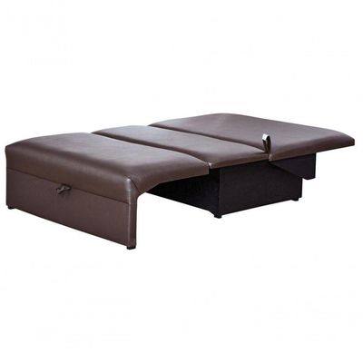 Sofá Cama Malu - Marrom Corino