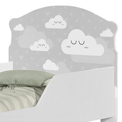 Mini Cama Nuvens Cinza