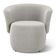 Kit Poltrona E Namoradeira Aisha Orgânica Bouclê Bege - Desk Design