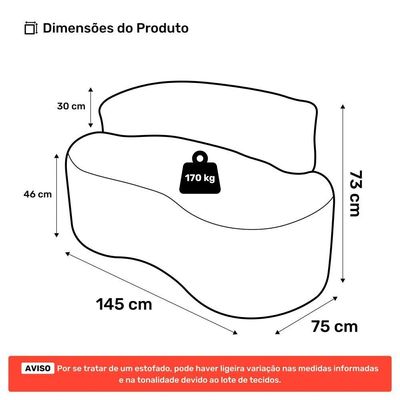 Kit Sofá E 02 Poltronas Orgânicas Living Bob Com Almofadas Bouclê Verde Menta - Desk Design