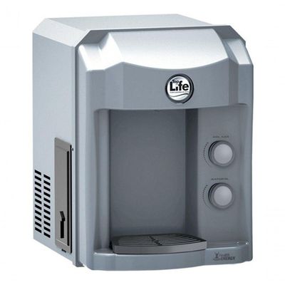 Purificador De Água Gelada Natural Top Life Health Energy Prata 220V
