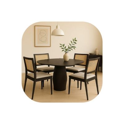 Mesa Cone De Jantar Vucan Em Freijo 100x80cm