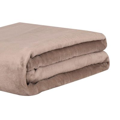 Cobertor Manta Super Soft 300g Casal 1,80mx2,20m Caqui Sonhare