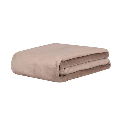 Cobertor Manta Super Soft 300g Casal 1,80mx2,20m Caqui Sonhare