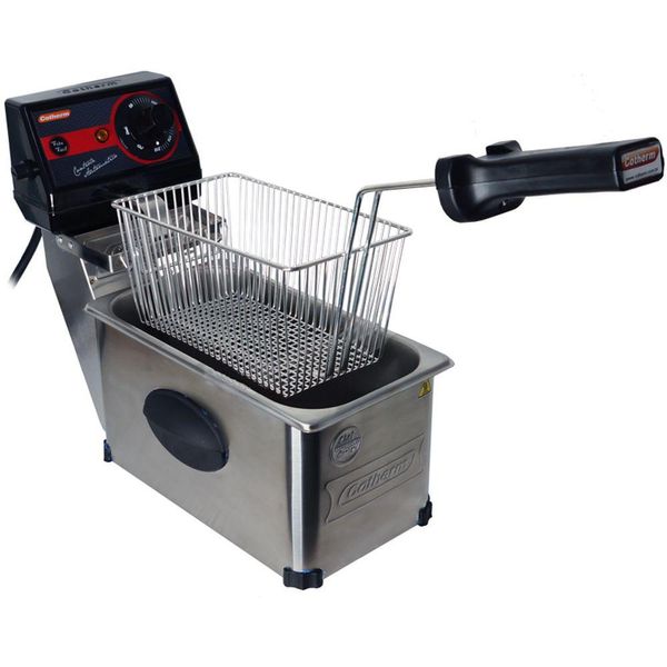 Fritadeira Elétrica Com Óleo Frita Fácil 1 Cuba 3Litros 220v Fritadeira Elétrica Com Óleo Frita Fácil 1 Cuba 3Litros 220v