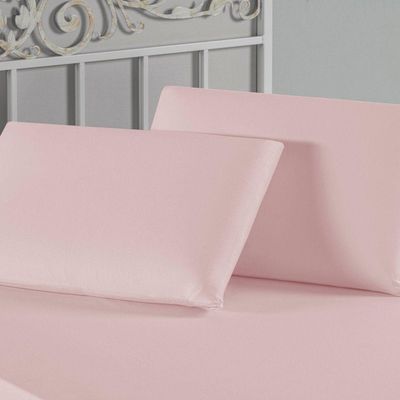 Kit Fronhas Nobre 2 Peças 50cm X 70cm Malha 100% Algodão - Rosa