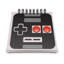 Bloco De Anotações Joystick 8-bits