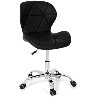 Cadeira Giratória Estofada Slim Office com Regulagem