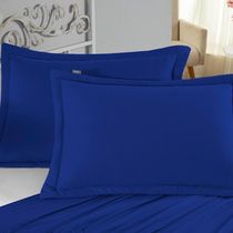 Porta Travesseiro Matelado Nobre 2 Peças Malha 100% Algodão - Royal