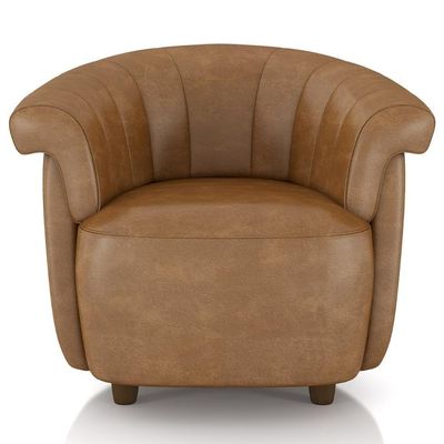 Sofá 2 Lugares 150cm E Poltrona Lykan Sintético Caramelo Z32 - Mpozenato