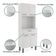 Armário de Cozinha 4 Portas 1 Gaveta MDF 62CM Branco Acabamento Brilhante